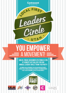 Local First Leaders Circle Postcard FRONT