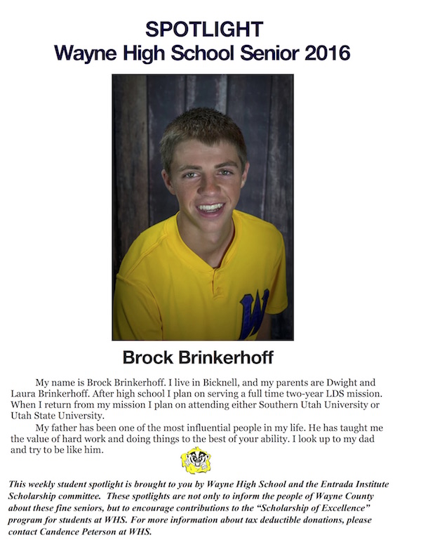 Brock Brinkerhoff SofE