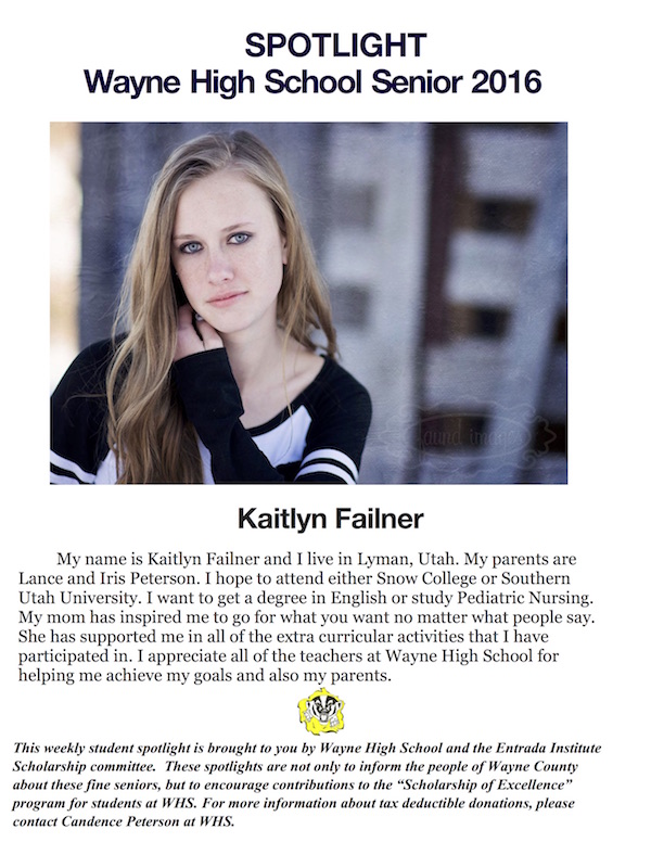 Kaitlyn Failner  S of E