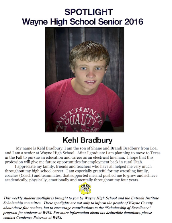 Kehl Bradbury  S of E