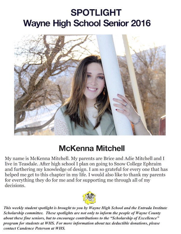 McKenna Mitchell of S of E