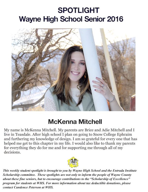 McKenna Mitchell of S of E