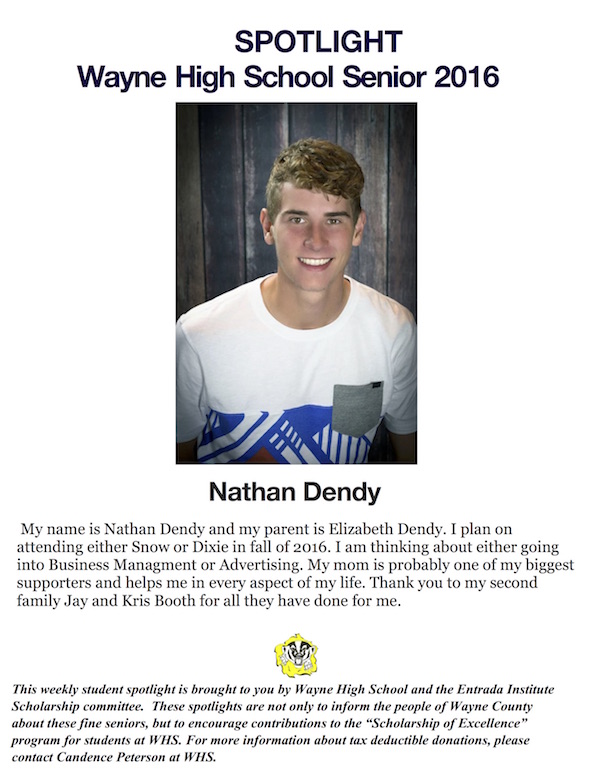 Nathan Dendy of S of E