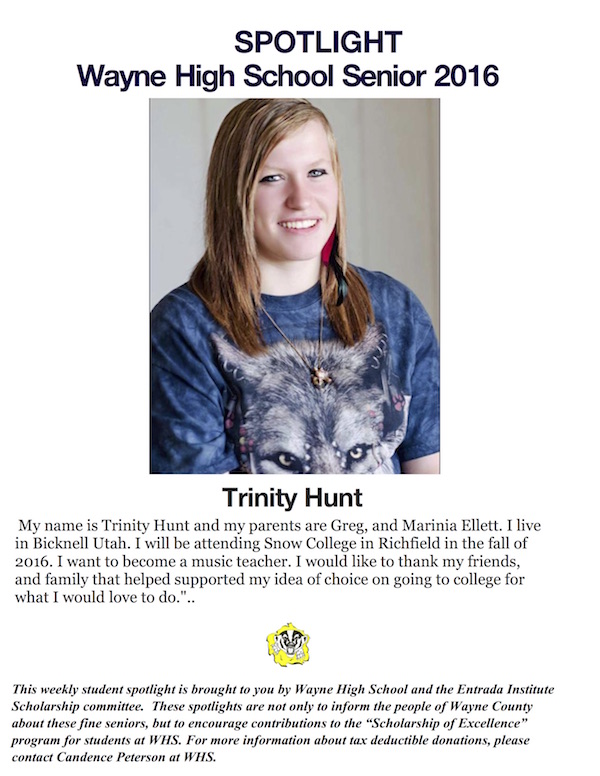 Trinity Hunt of S of E