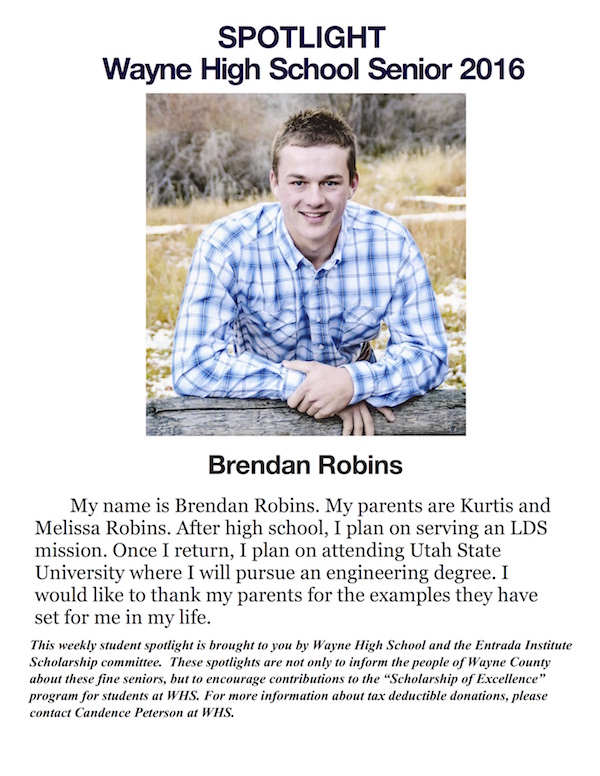 Brendan Robins S of E