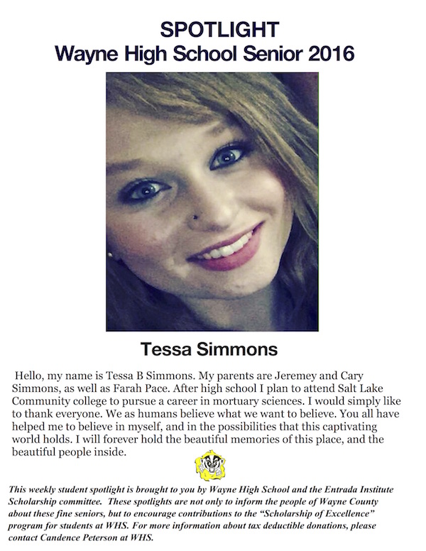 Tessa Simmons S of E